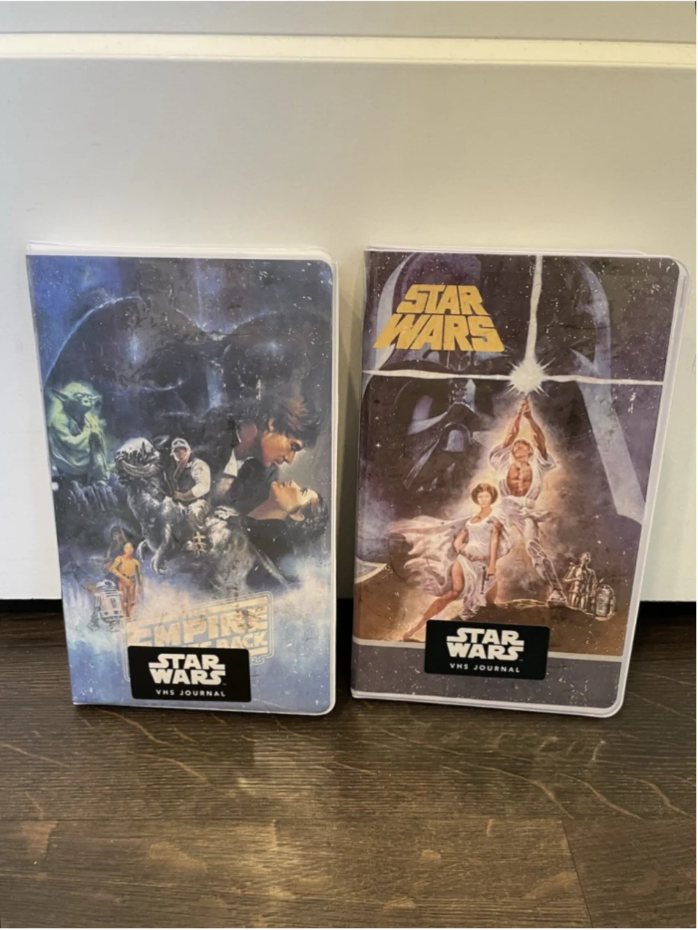 BIOWORLD Star Wars Empire Strikes Back And A New Hope VHS Journal New